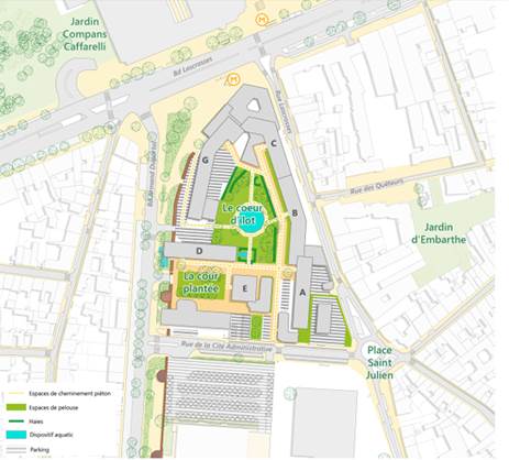 Plan d'accès de la salle de formation